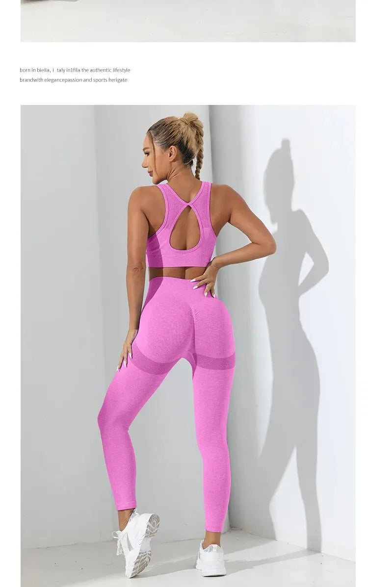 Crisscross Yoga Set with Tummy Control